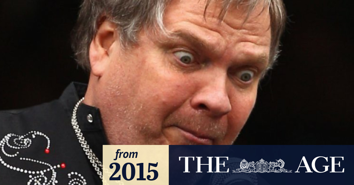 Meat Loaf apologises to AFL, Australian fans for 'angry words' over